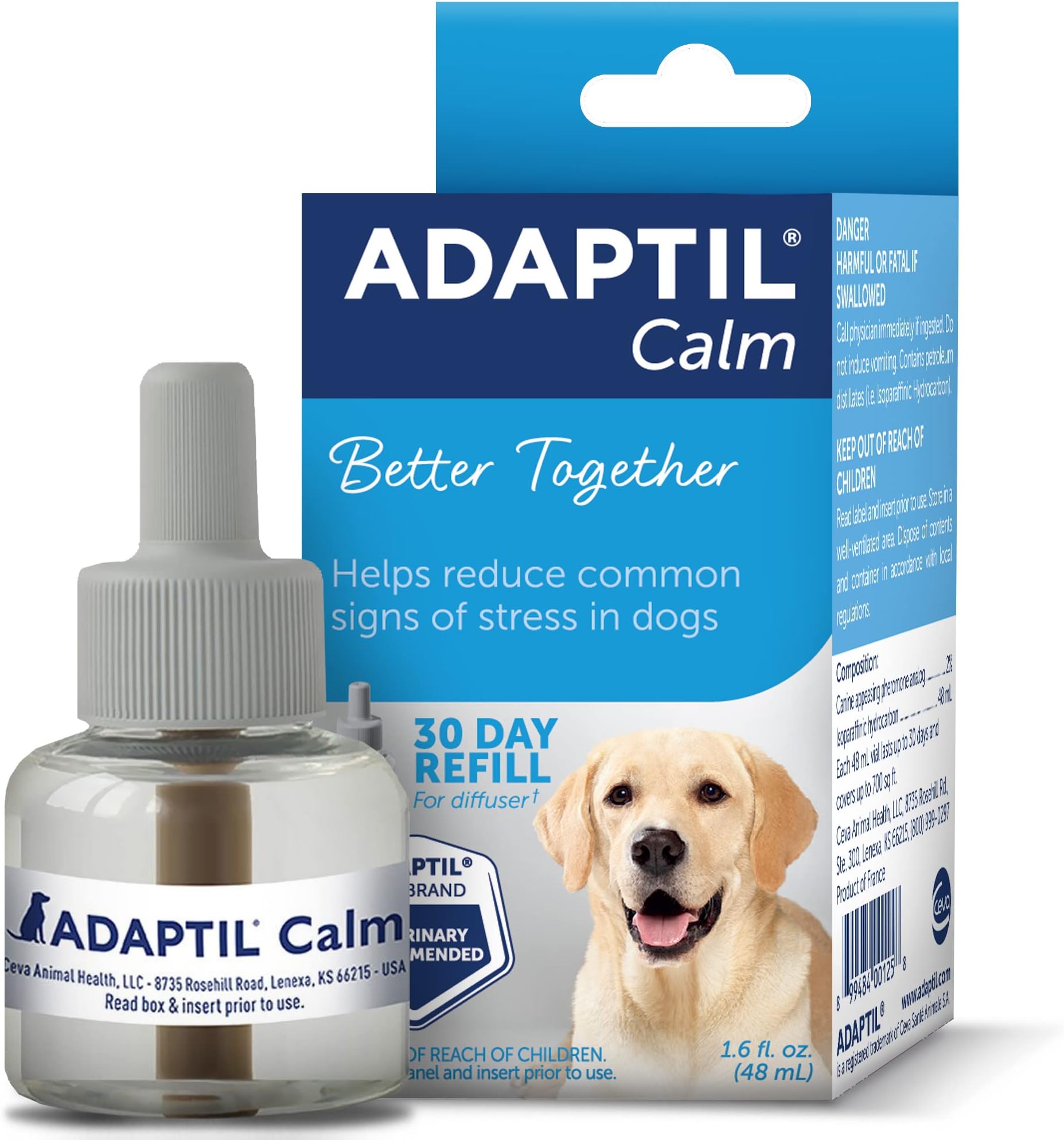 Dog Calming Pheromone, 30 Day Refill - 1 Pack