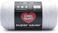 Vista 59 de Red Heart Super Saver - Ovillo de lana jumbo, color blanco suave, 2 unidades (paquete de 1)