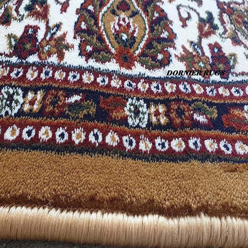 Image of Beautiful Kashmiri Silk Carpet for Your Hall & Living Room Bedroom Drawing Room Thick and Anti Slip Long Carpets and Rugs 8x11 Size