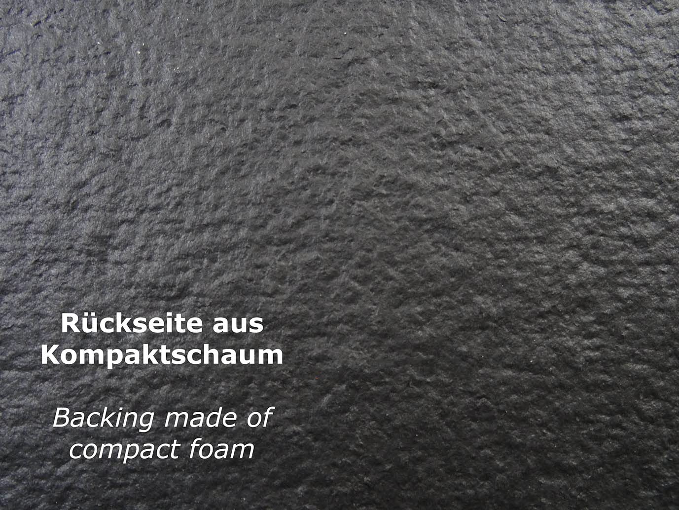 Meterware Autoteppich (Auskleide-Teppich für Fahrzeugboden, Kofferraum, etc) Deluxe schwarz, Zuschnitt (2m breit / 2m lang)