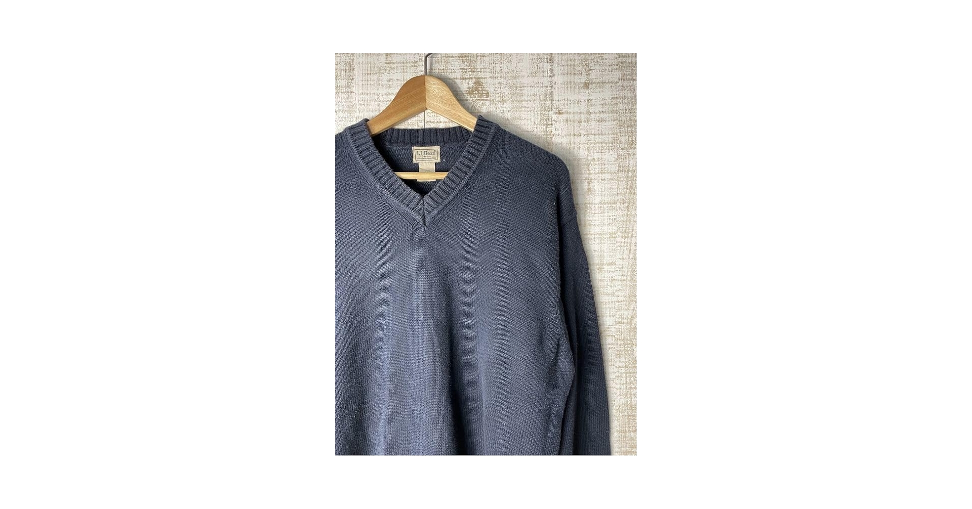 LLBean コットンニット ネイビー Amazon.co.jp: US古着 LLBean エルエルビーン ニット セーター