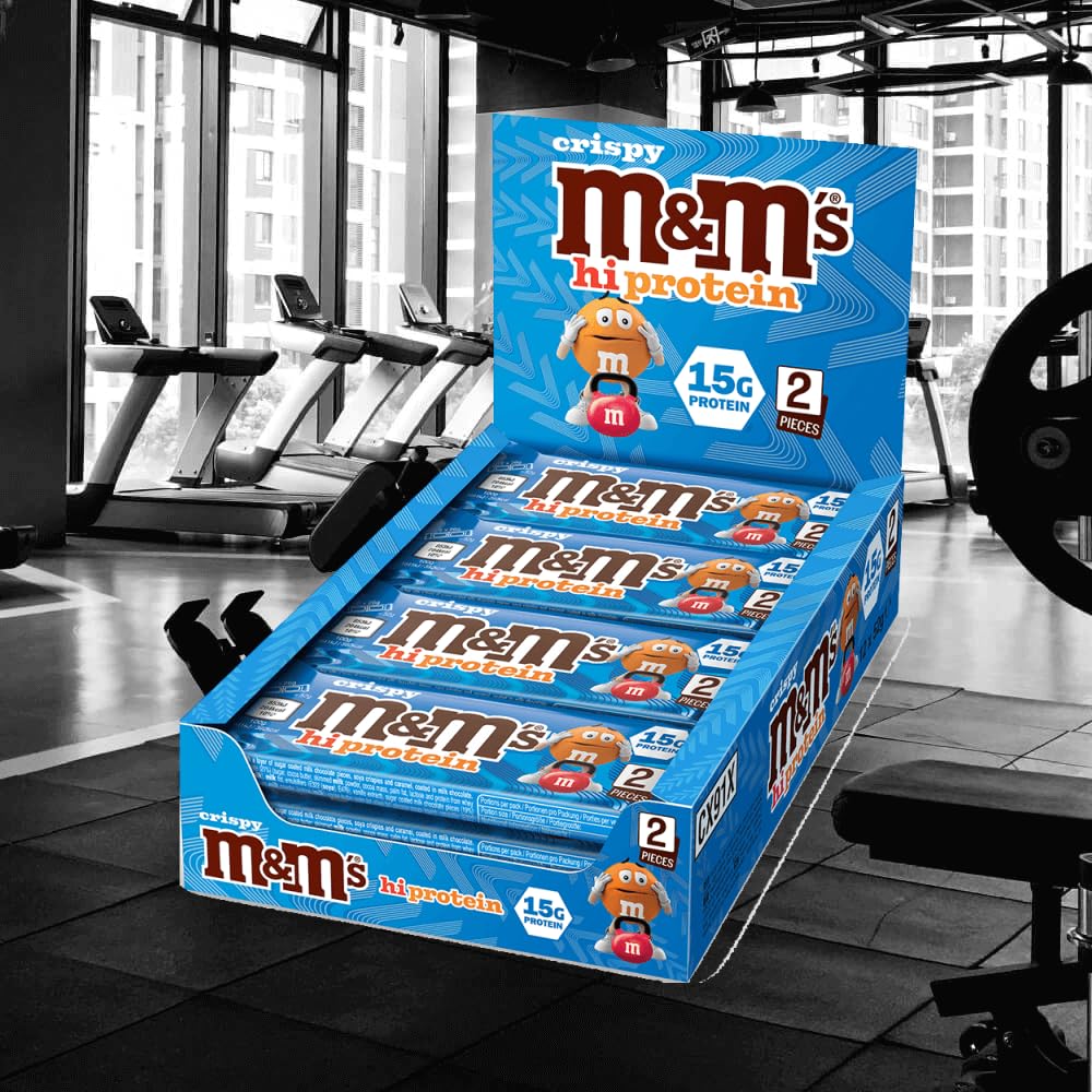 M&M Hi-Protein Bar Crispy 12x52g