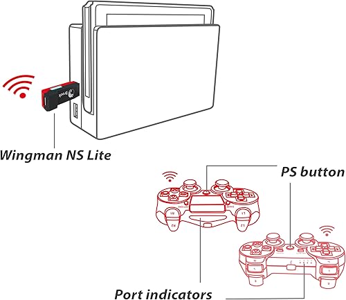 Miniatura 8 de Brook Wingman NS Lite - Compatible con Xb Series XSOne360, PS5PS4PS3, Xb Elite 12, controladores Switch Pro en Switch y consola de juegos PC