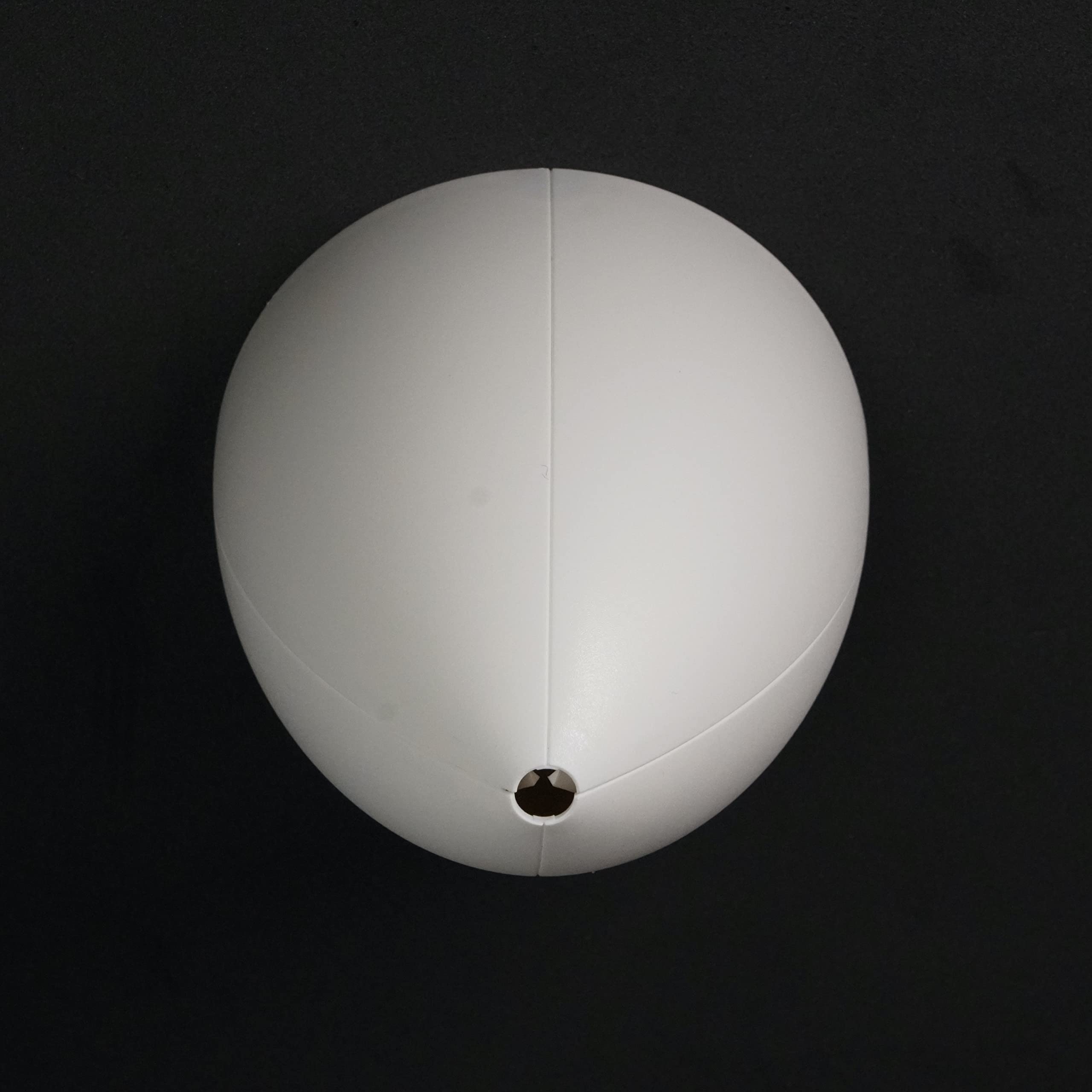 Baldaquino de diseño blanco | dosel de techo de dos piezas | Roseta grande de 9 cm de diámetro de plástico para colgar la lámpara | Montaje fácil sin herramientas