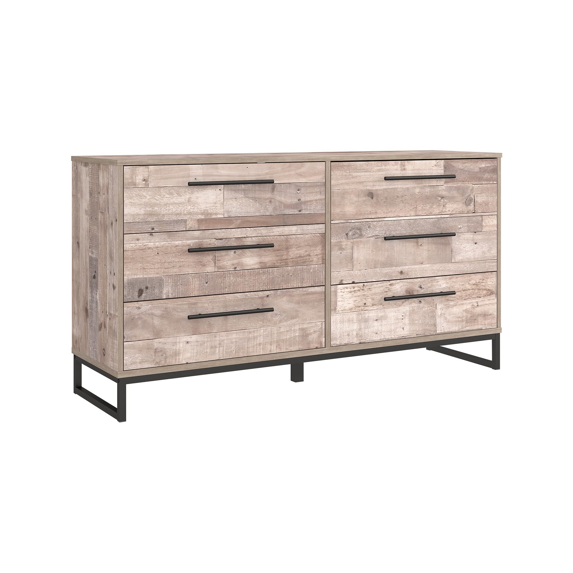 Signature Design by Ashley Neilsville 6 Drawer Dresser, Light Brown