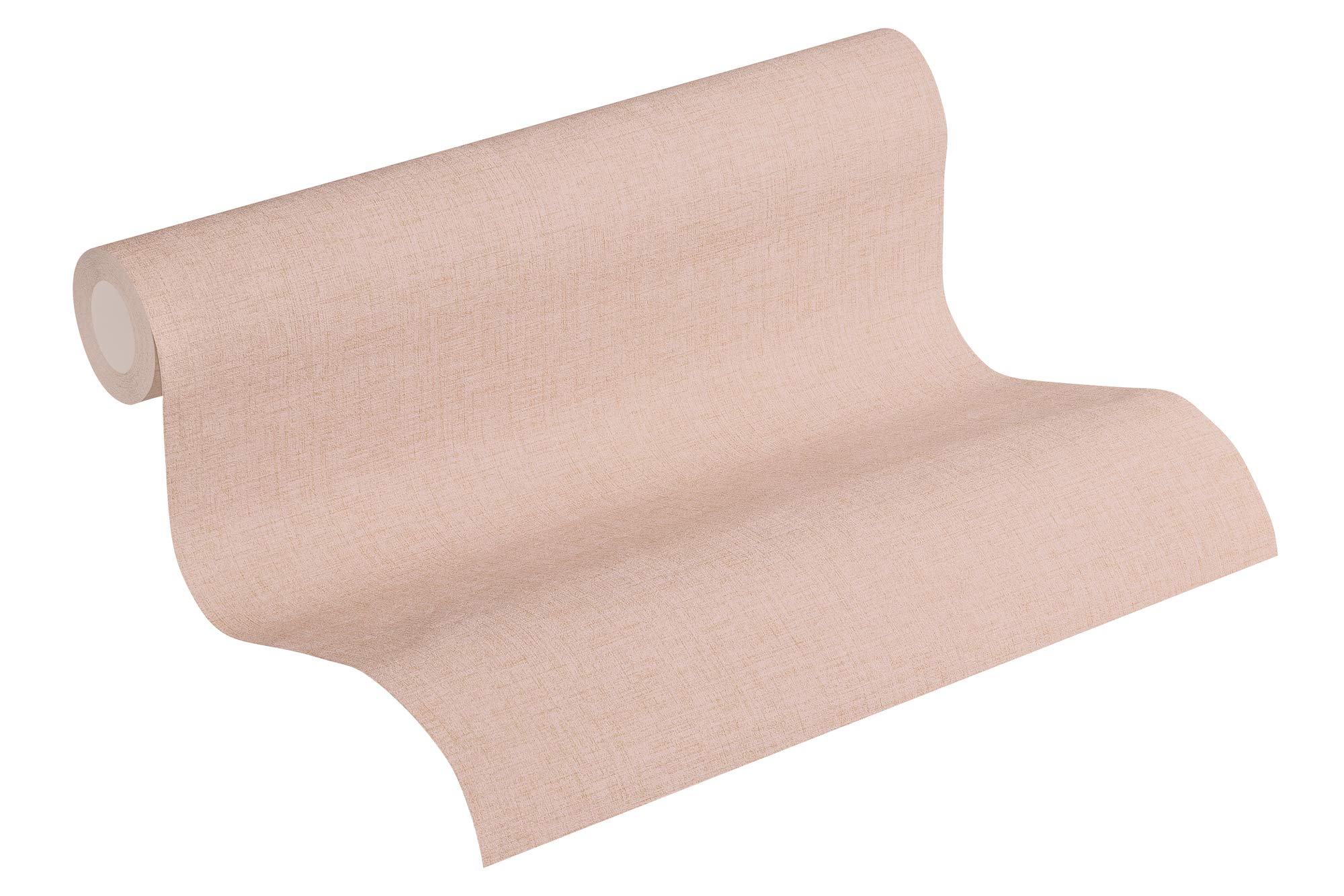 A.s. Création Pink Plain Wallpaper Uni New Walls Non-Woven Wallpaper 10.05 M X 0.53 M Made In Germany 374301 37430-1