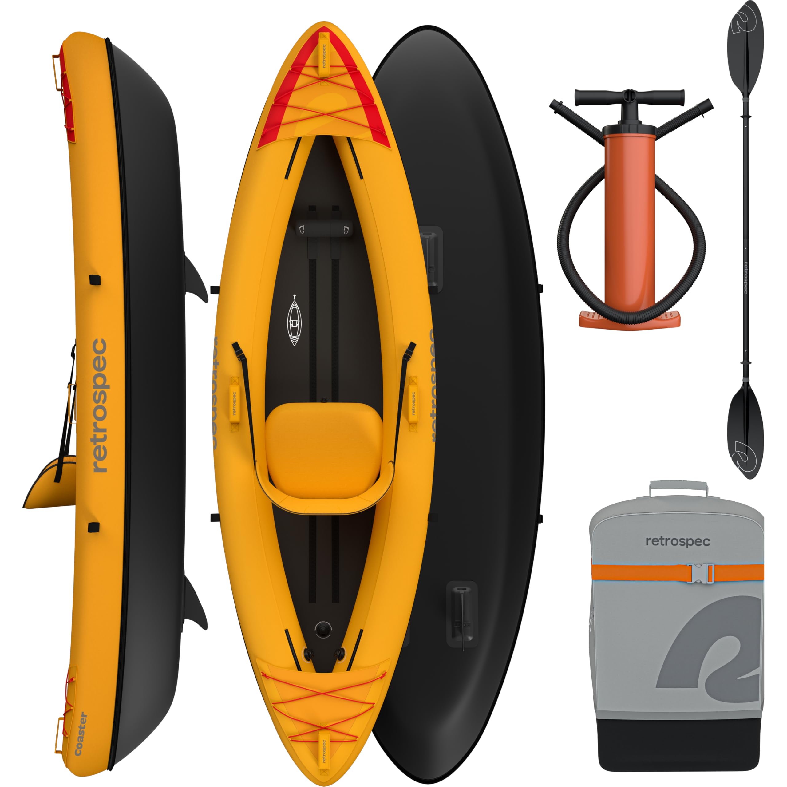 Retrospec Coaster Single Inflatable Kayak