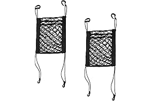 Car Backseat Organizer: 3-Layer Net Mesh, Barrier from Kids and Pets Storage