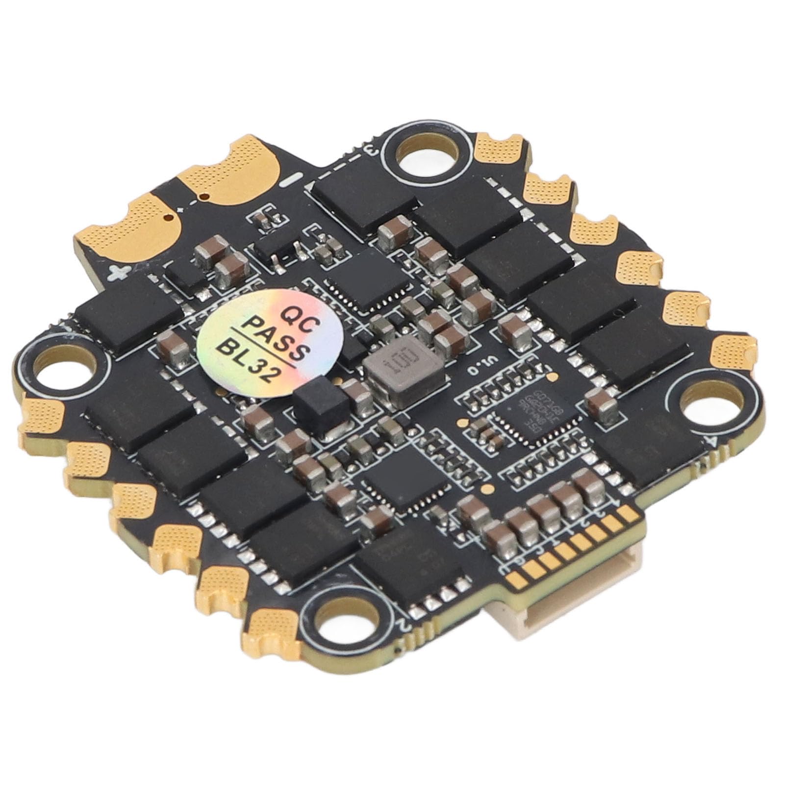 Aramox Elektryczny Regulator Prędkości Drona Wyścigowego, Płytka PCB 4 w 1 ESC 70A 2 do 8S z Procesorem STM32G071, Czujnik Prądu 128K PWM dla Pilotów Quadcoptera FPV