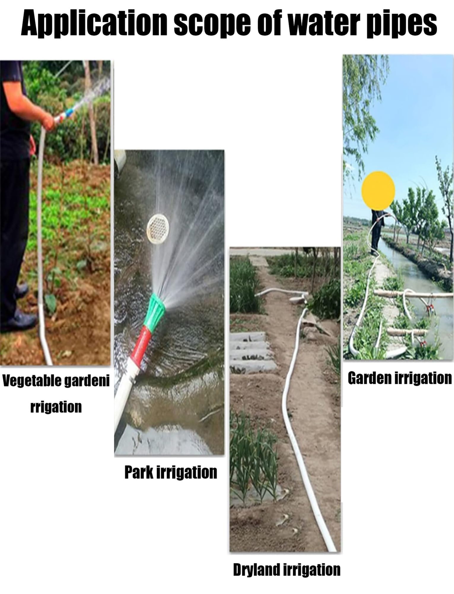 Manguera de descarga plana para estanque, riego de jardín, bañera de hidromasaje, piscina