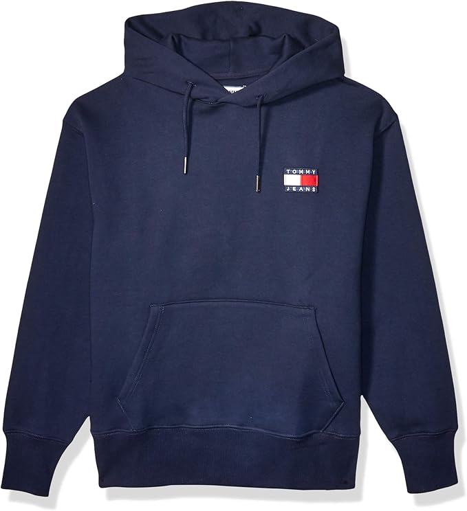 tommy jeans badge logo hoodie