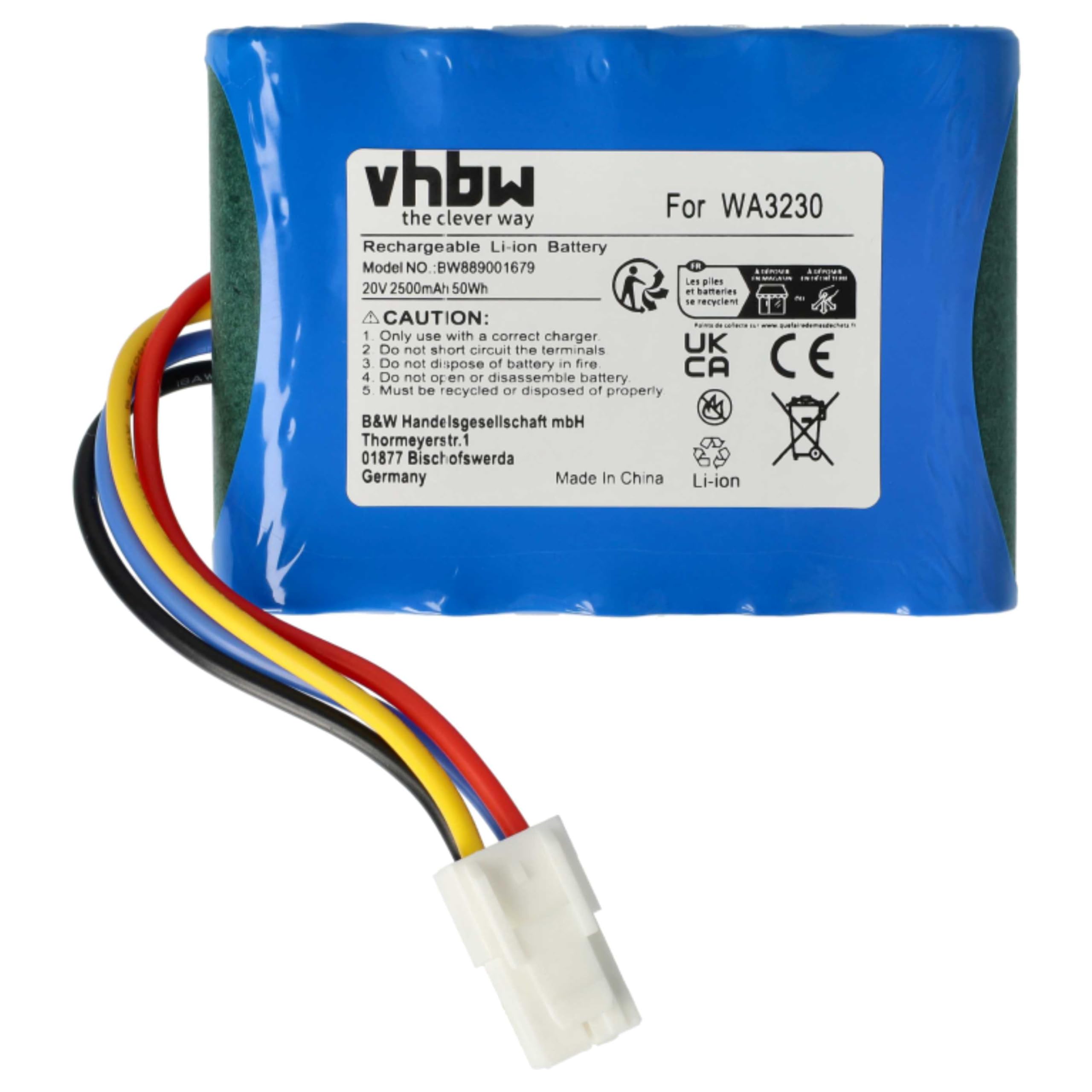 vhbw Batterie Remplacement pour Worx Landroid 50032492