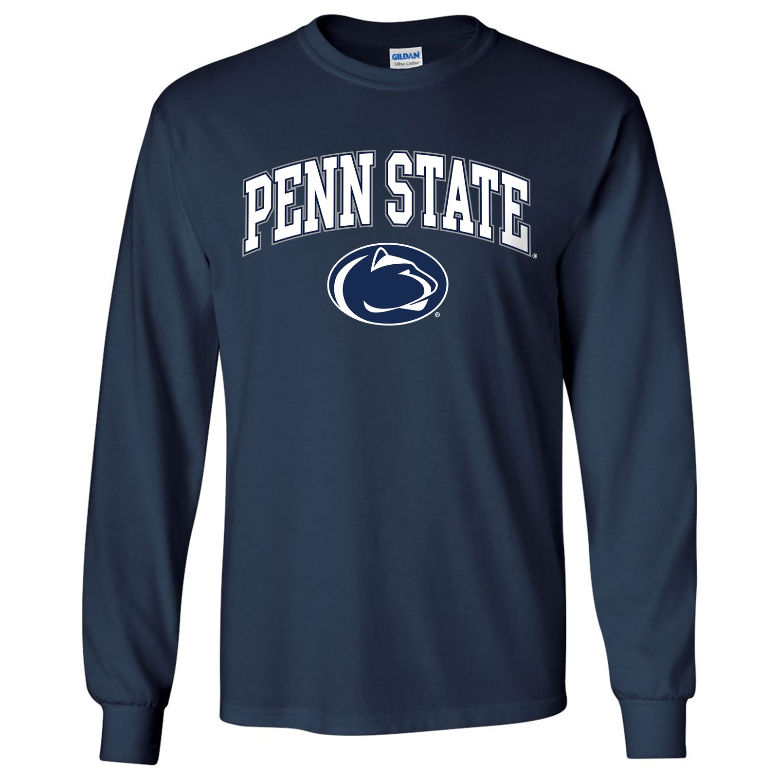 Penn State Nittany Lions Arch Logo Long Sleeve - Small - Navy — image 1