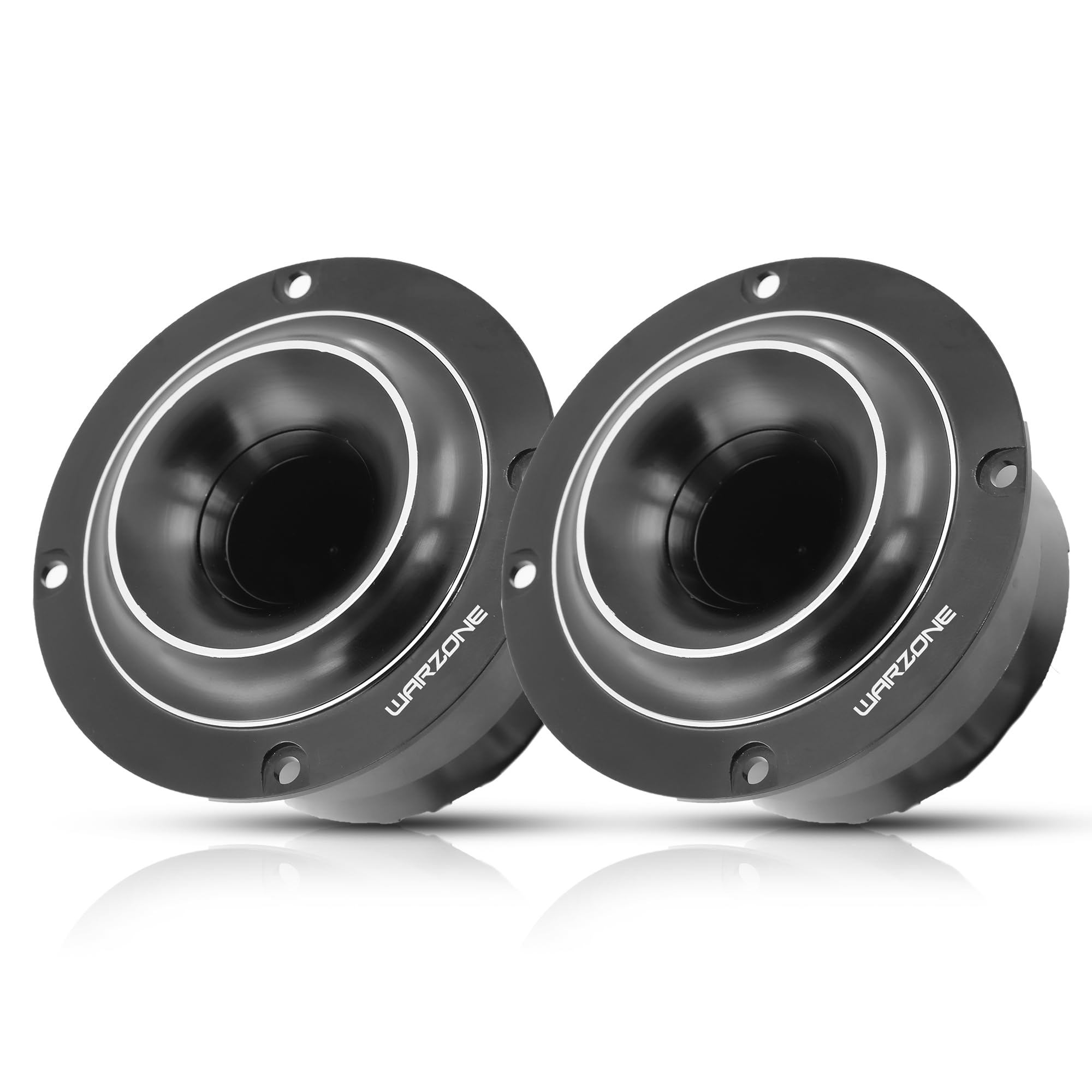 Warzone 2X WZ35TW 3.8-Inch Super Tweeter Speaker, 4 Ohm, 1700W Total Max Power, 104dB Sensitivity, Pen Diaphragm, Aluminum Voice Coil for Pro Car Audio (Pair)