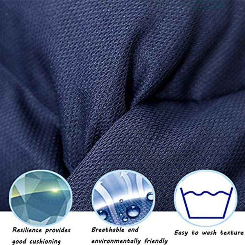 Cojín para Silla de Ruedas con Respaldo, Integrado Cojín para Asiento de Silla de Ruedas Cojín Anti-decúbito Asiento Trasero Cojín Alivio del Dolor