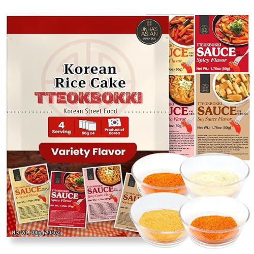 Salsa Tteokbokki  Auténtica comida callejera coreana dulce y picante, extra picante, salsa de soja y carbonara picante, gran sabor para tus pasteles