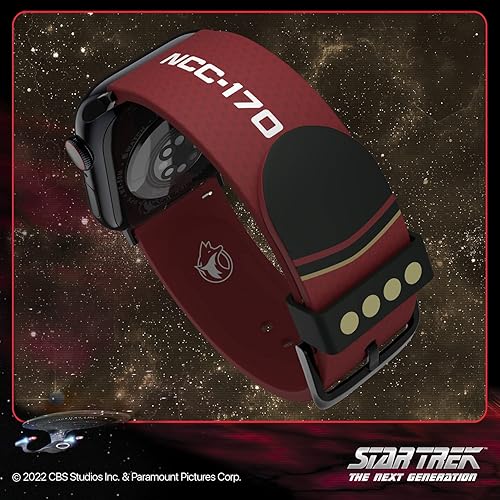 Miniatura 4 de Colección de correas de reloj inteligente Star Trek, con licencia oficial, compatible con todos los tamaños y series de Apple Watch (reloj no