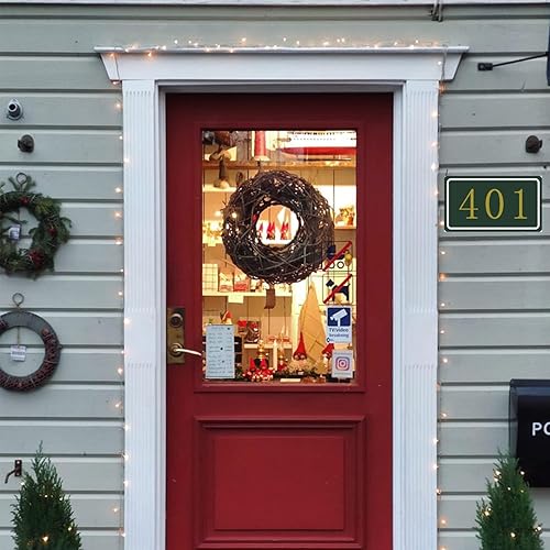 Miniatura 34 de Placa de dirección acrílica personalizada, letrero de dirección horizontal, utilizado para casa, puerta, calle o buzón Hengkuan-2