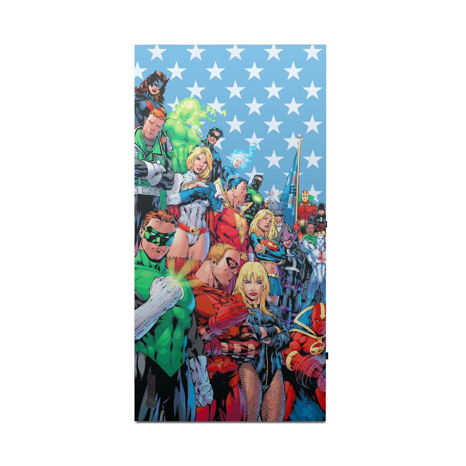 Head Case Designs sous Licence Officielle Justice League DC Comics De l'Amérique #1 Couvertures de Bande dessinée Vinyle Autocollant De Jeu Peau Autocollant Compatible avec Xbox Series X Console