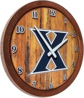 Vista 204 de The Fan-Brand NCAA Oklahoma Sooners: Faux Barrel Top Wall Clock Sports Team Bar Sign Décor - Home Man Cave, Party Decoration - Made On Demand