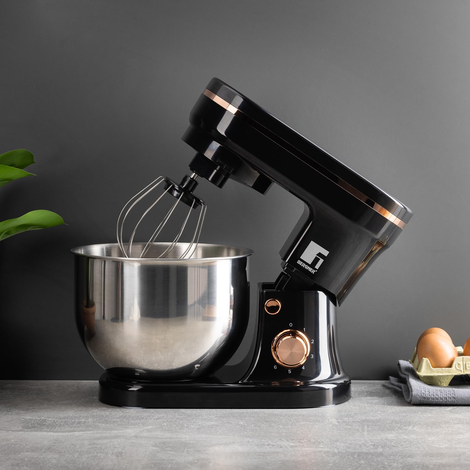 Impastatrice planetaria 5 L, 1200 W nera