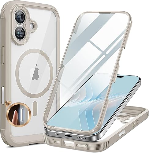 Miniatura 136 de Miracase Funda para iPhone SE de 3ª/2ª generación 2022 2020 de cuerpo completo con protector de pantalla de vidrio integrado, resistente protección