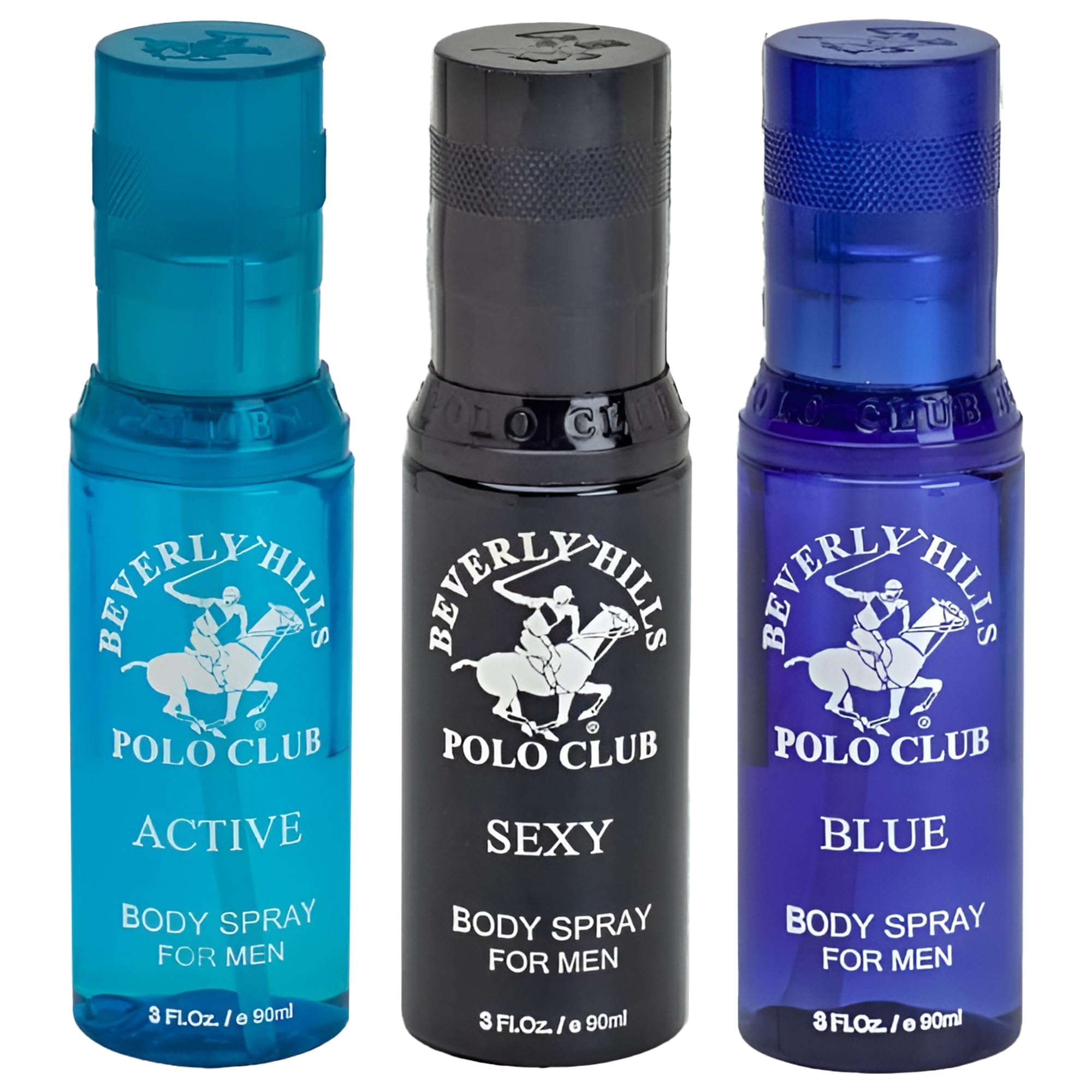 Beverly Hills Polo Clubmens Body Spray Collection Gift Set