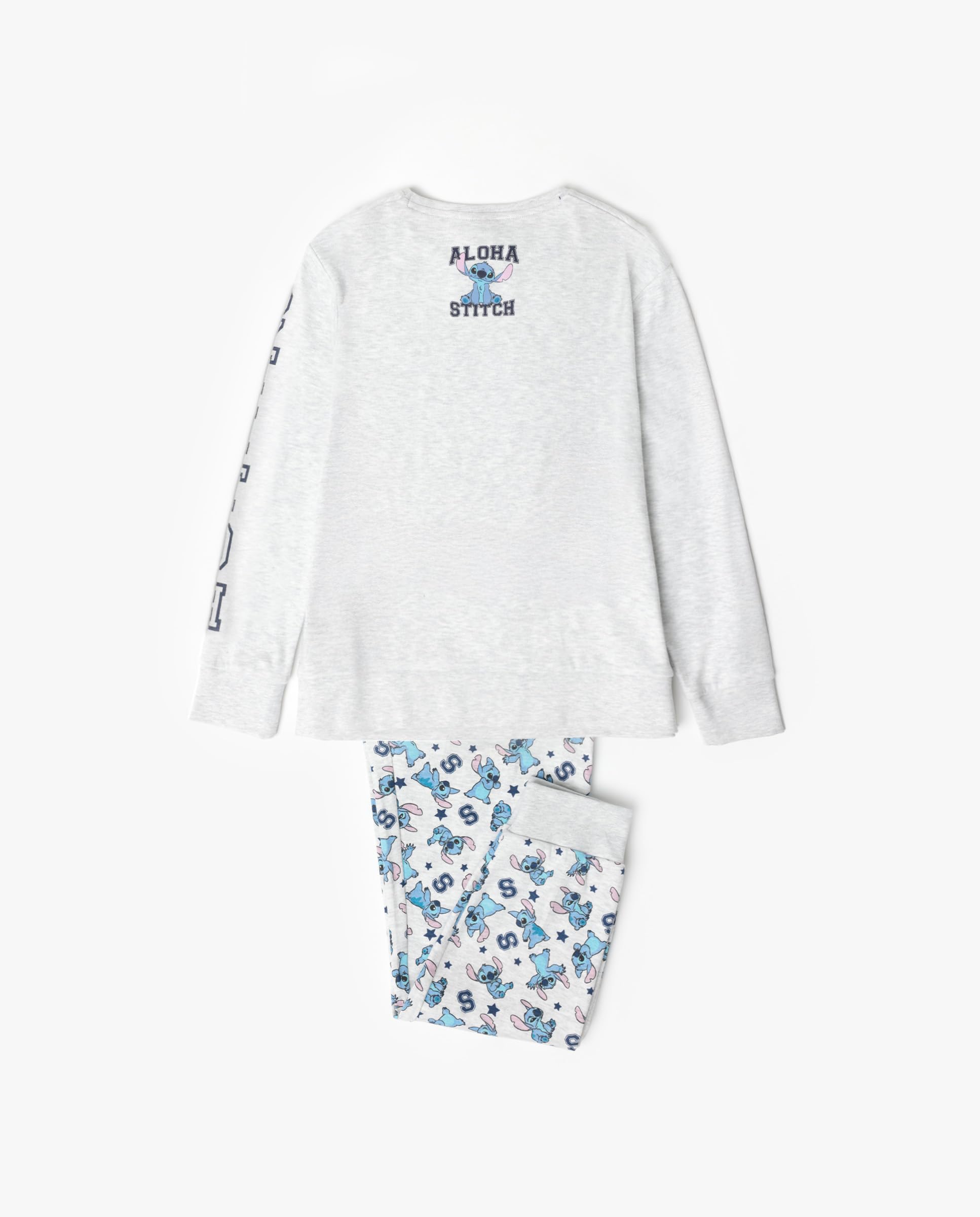 Disney Aloha Stitch Schlafanzug für Mädchen, langärmlig