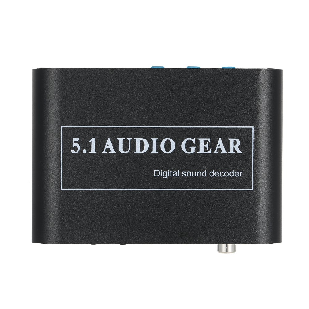 Docooler Audio Decoder 5.1 Channel AC3 DTS Audio Gear Digital Surround Sound Decoder
