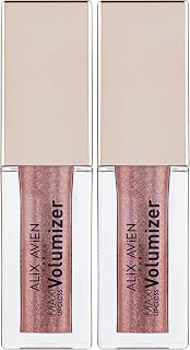 ALIX AVIEN Maxivolumizer Lipgloss 215 - Shimmering Mauve - Kalıcı Ve Nemlendirici Ruj - Dolgunlaştırıcı Etki (2 paketi)