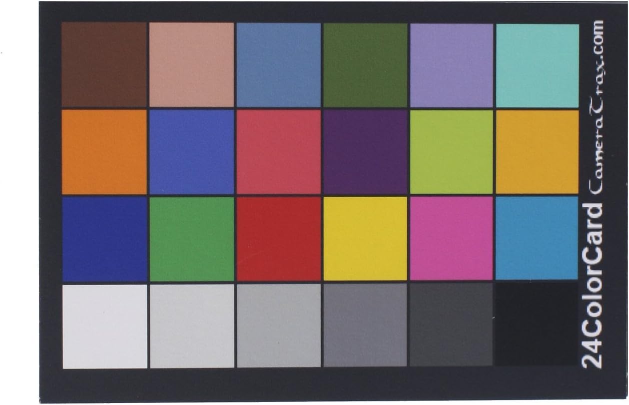 CameraTrax 24ColorCard2x3 with Grey Balance and User
