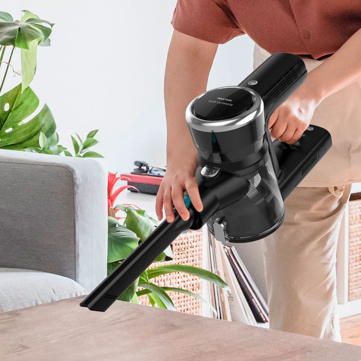 PRIXTON Wielofunkcyjny robot kuchenny My Foodie 1000 W 7 Funkcje Połączenie WiFi Recetary Online Ekran Dotykowy 18 Menu Dzbanek ze stali nierdzewnej