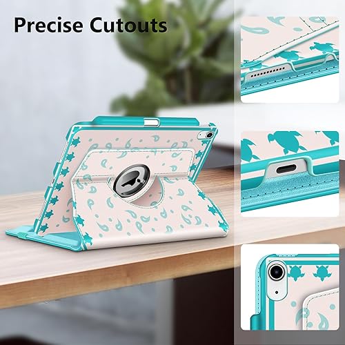 Vista 46 de Fintie Funda giratoria para iPad (A16) de 11ª generación de 11 pulgadas (2025), iPad de 10.9 pulgadas (2022) – [Soporte para lápiz integrado] Funda