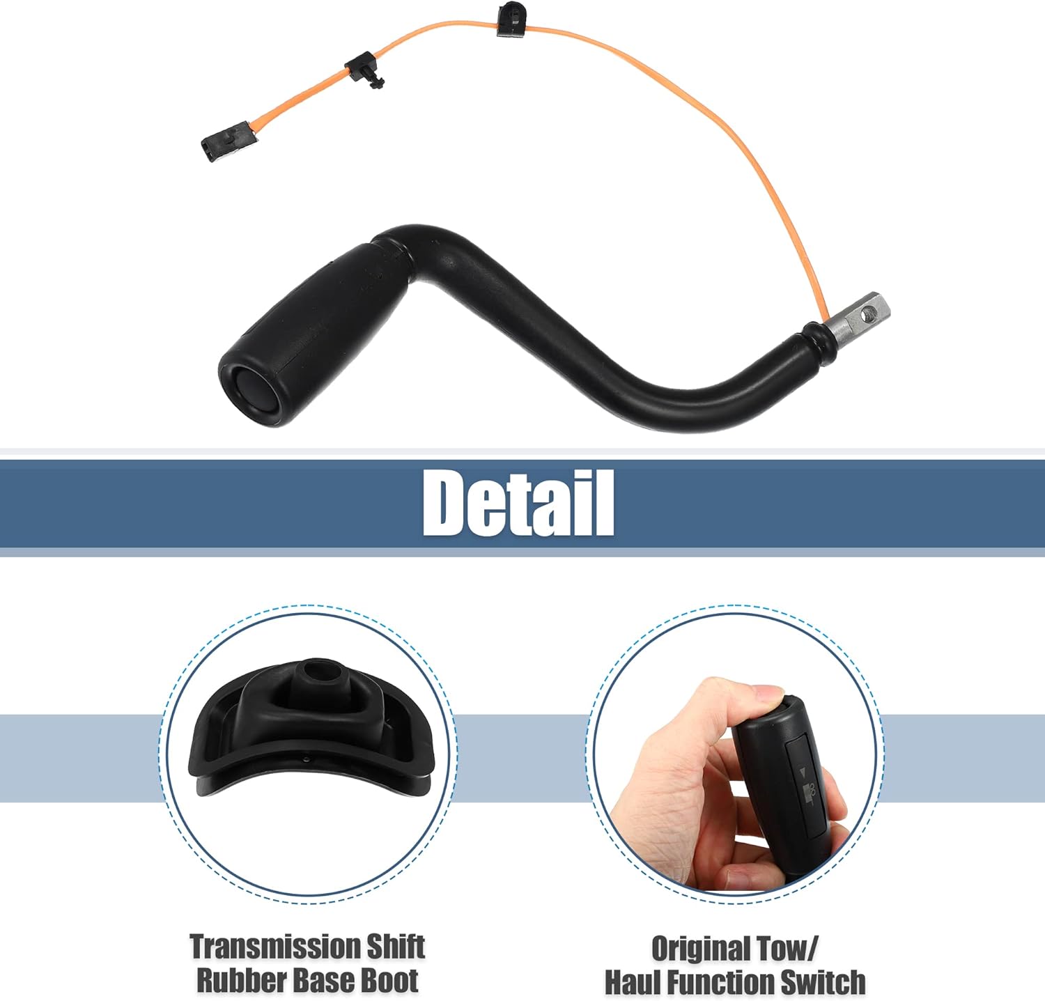 X AUTOHAUX Automatic Transmission Shift Lever for Chevrolet Silverado Avalanche Suburban Tahoe for GMC Sierra Yukon for Cadillac Escalade 15038407 Auto Trans Gearbox Shift Lever w/Boost