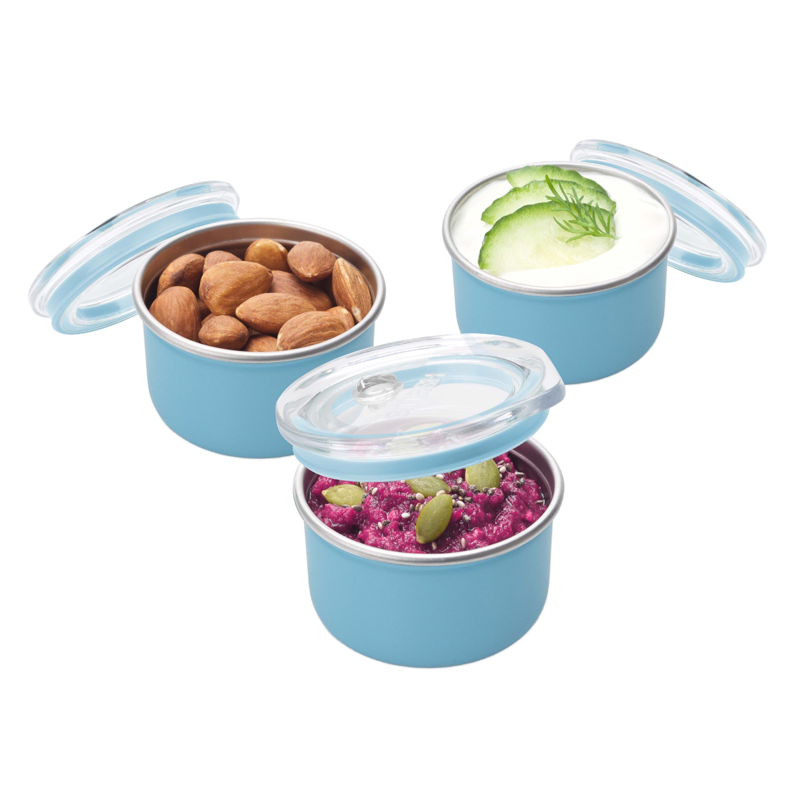 Amazon.com: Smash Microwave Safe Stainless Steel mini pots 60ml 3
