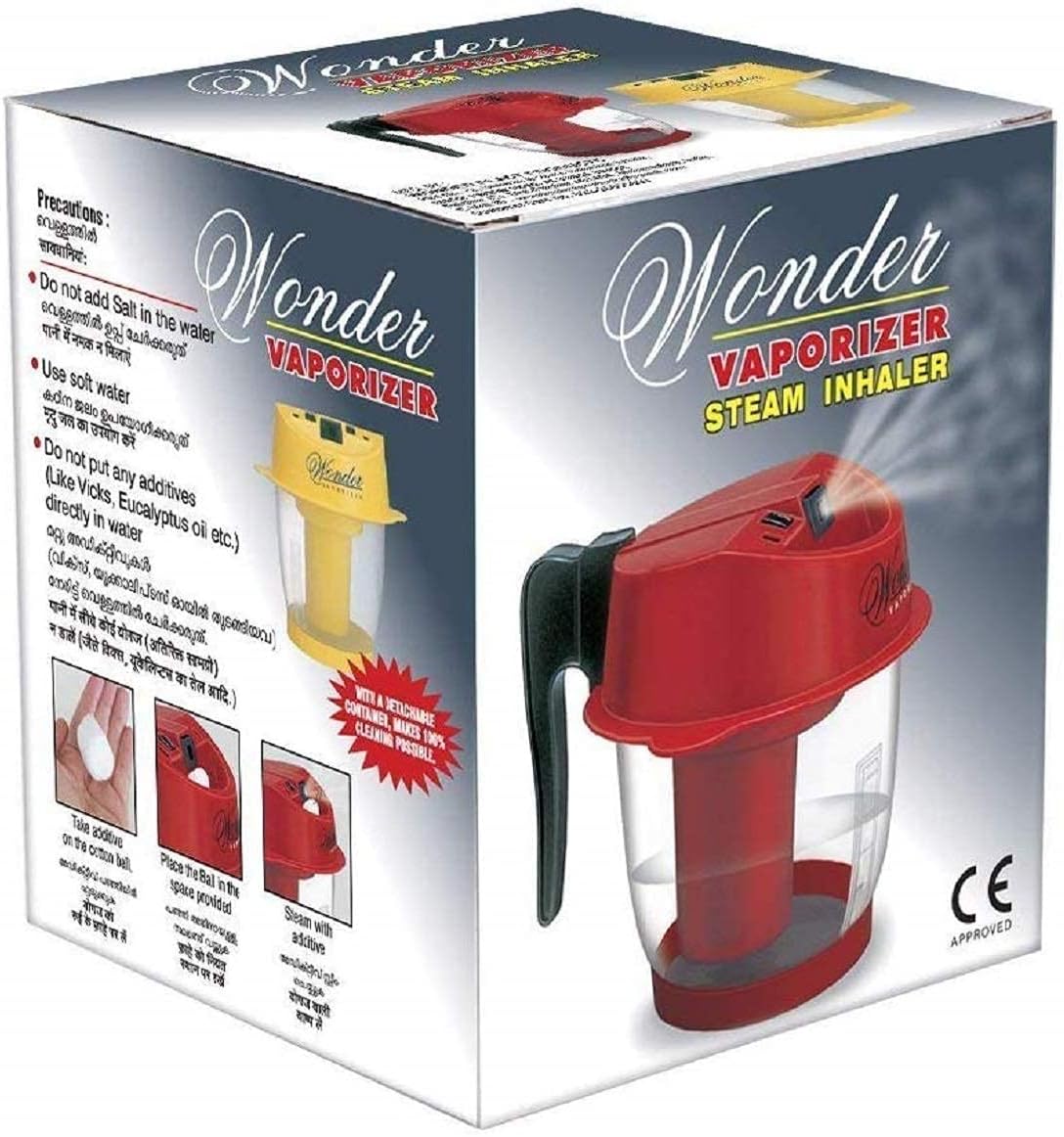 Steam Inhaler Sauna Regular Vaporizer With 3 Pin Plug
