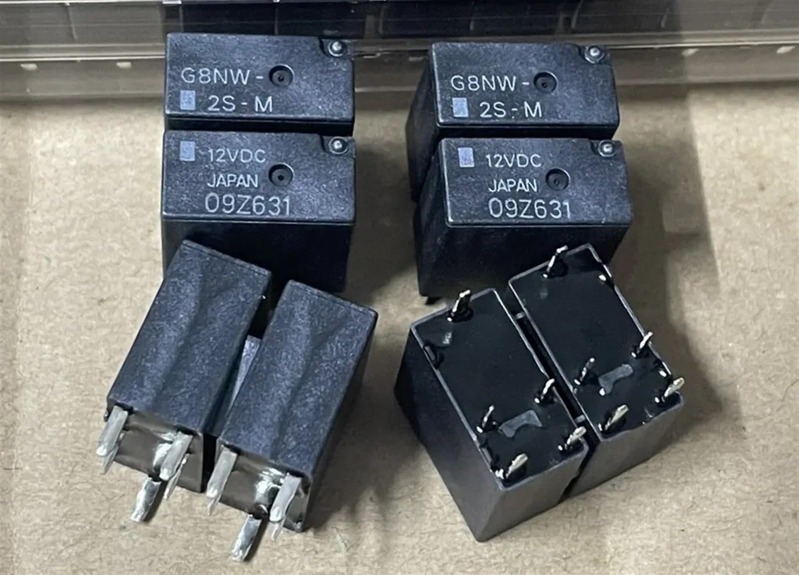 Relais 12VDC KA-2C-12V G8NW-2S-M à commutation double stable