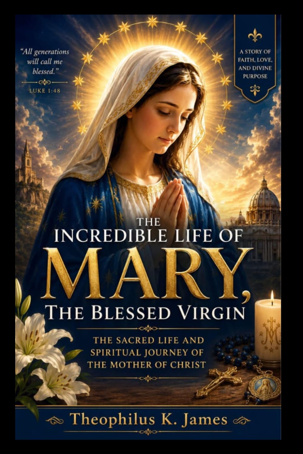 THE INCREDIBLE LIFE OF MARY,THE BLESSED VIRGIN: THE SACRED LIFE AND SPIRITUAL JOURNEY OF THE MOTHER OF CHRIST