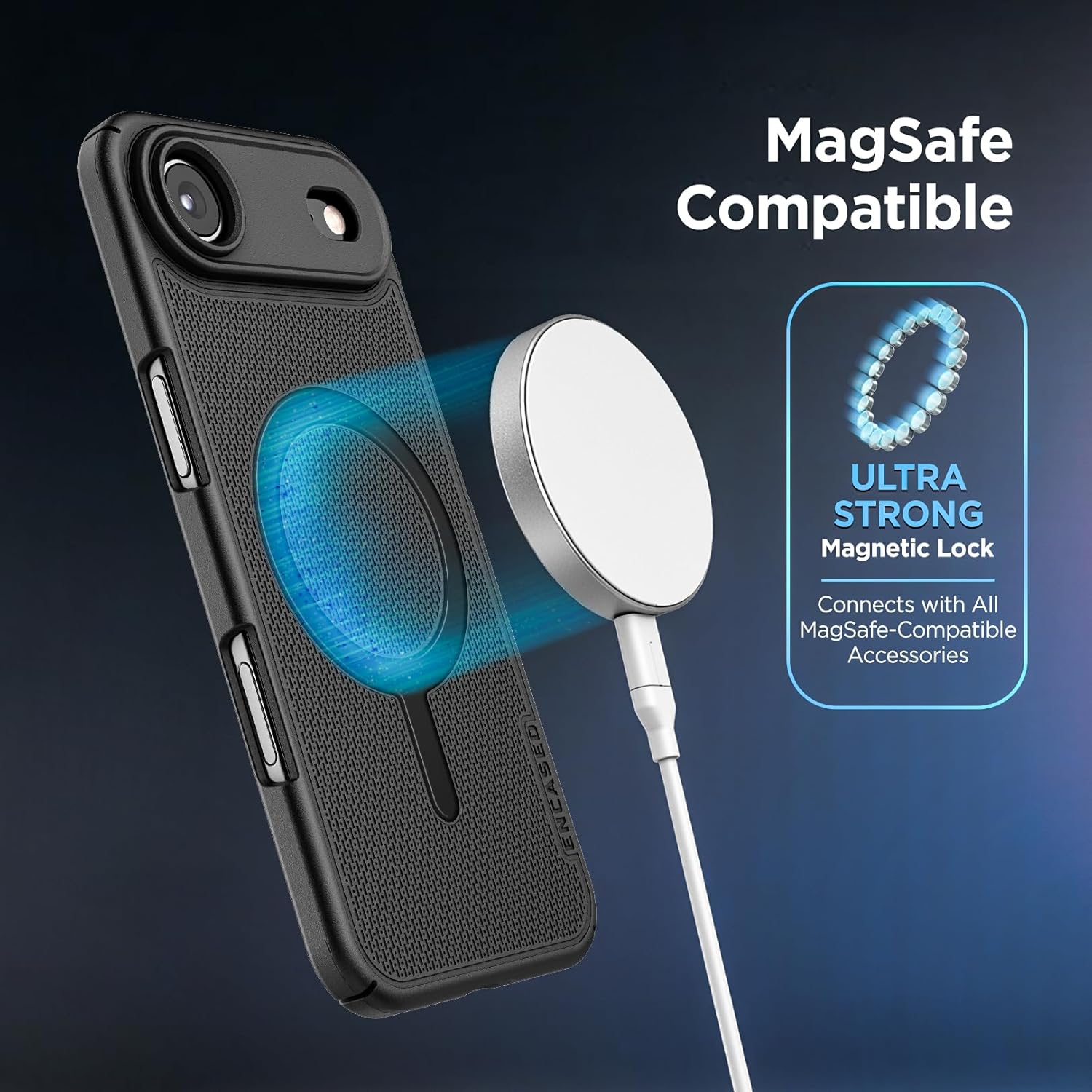 Encased Belt Clip Holster Case for iPhone Air - Compatible with MagSafe (Magnetic Slimline Series) - Image 8