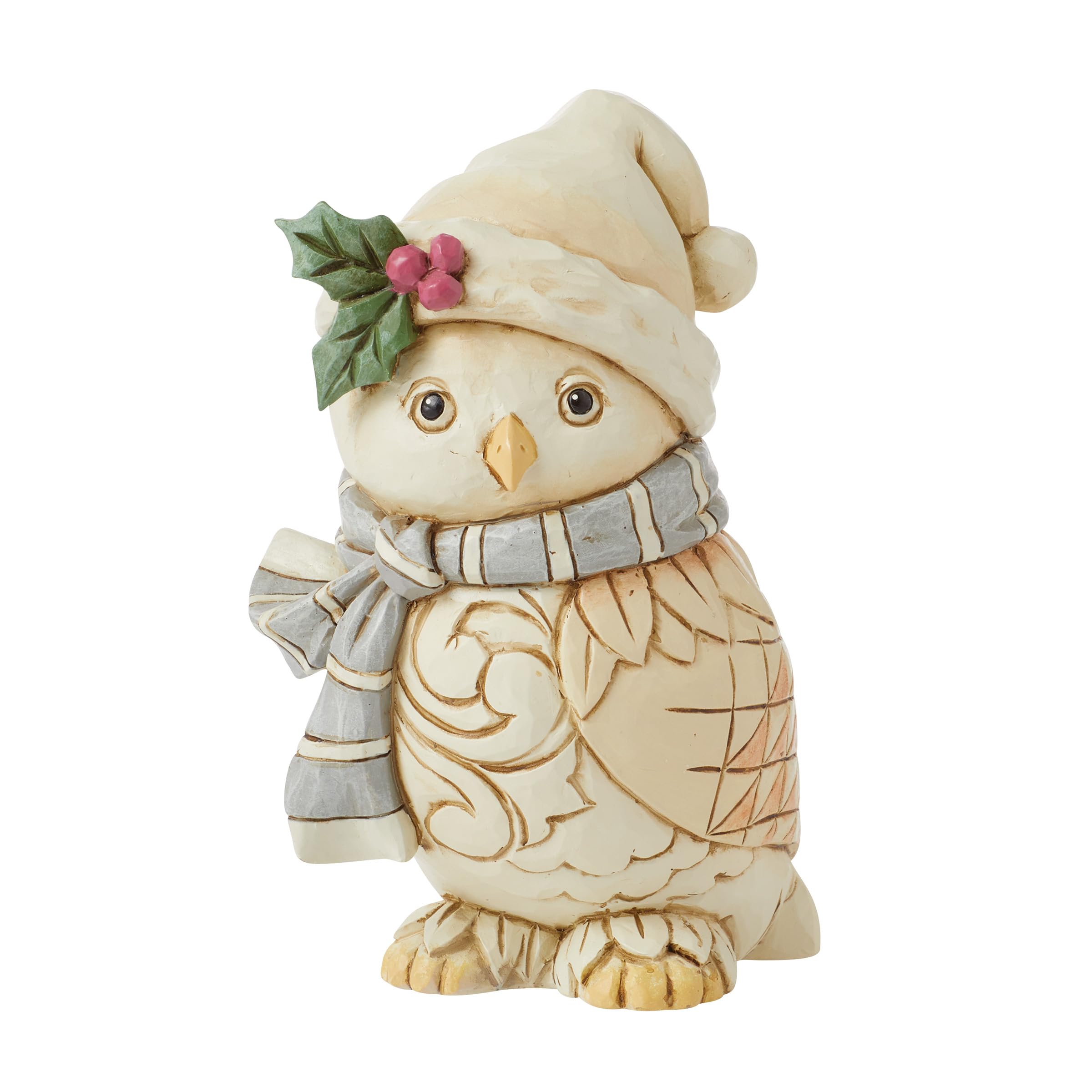 Jim Shore Ww Owl With Scarf Figurine