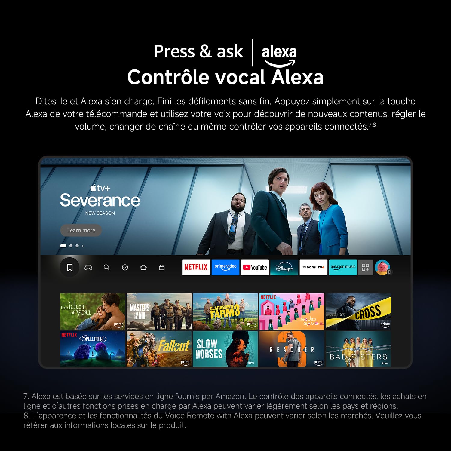 XIAOMI TV FX Mini LED 43" (101 cm) | Smart TV QD-Mini LED 4K UHD | Fire TV, HDR10+, MEMC | DTS:X, AirPlay 2, Mode Filmmaker, Commande Vocale Alexa