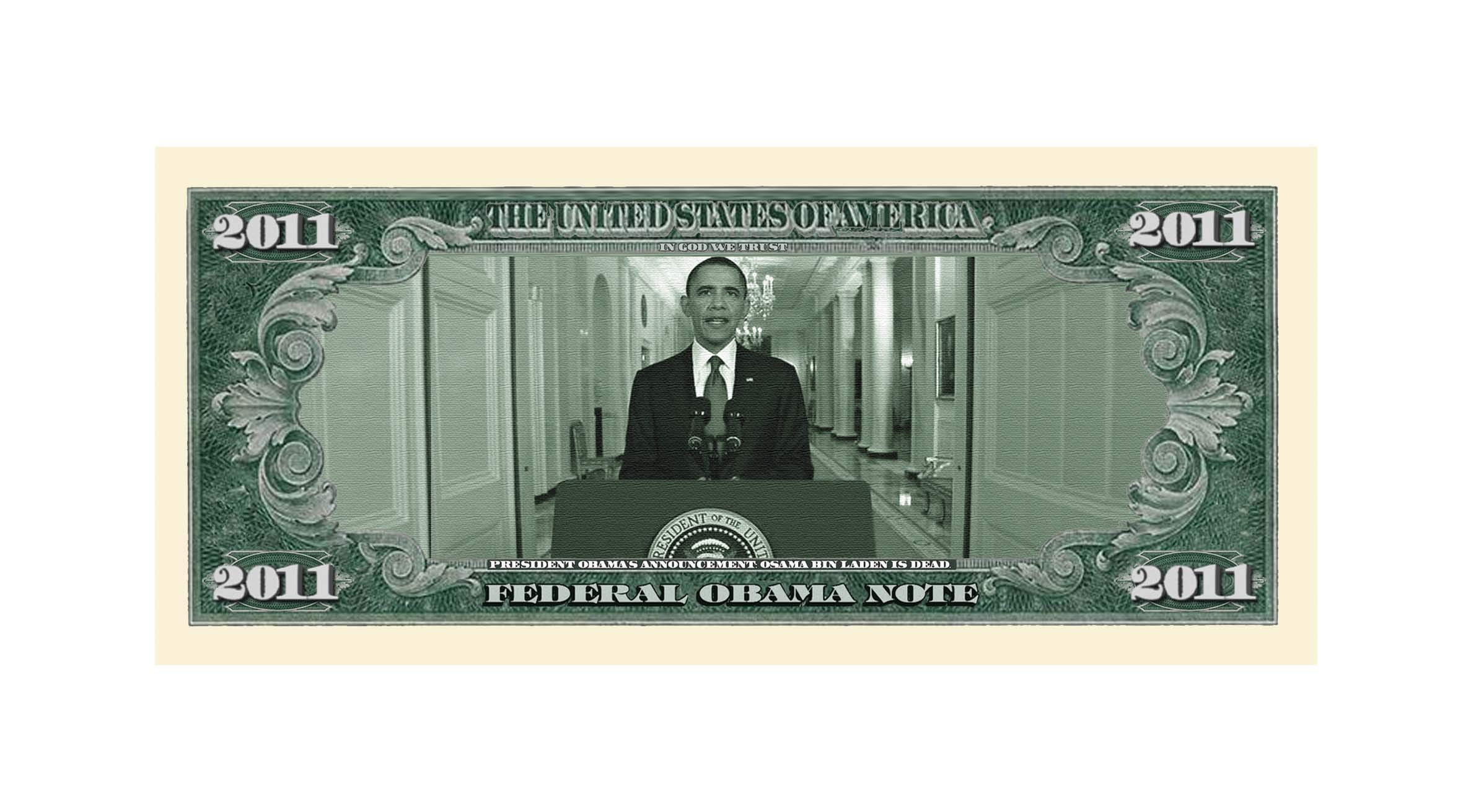New 1 Dollar Bill 2011