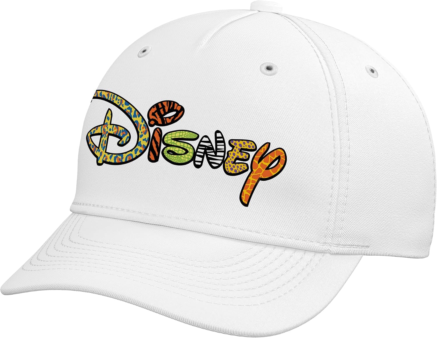 Disney Animal Print Logo Family Trip Group Matching Vacation Adjustable Printed Baseball Hat