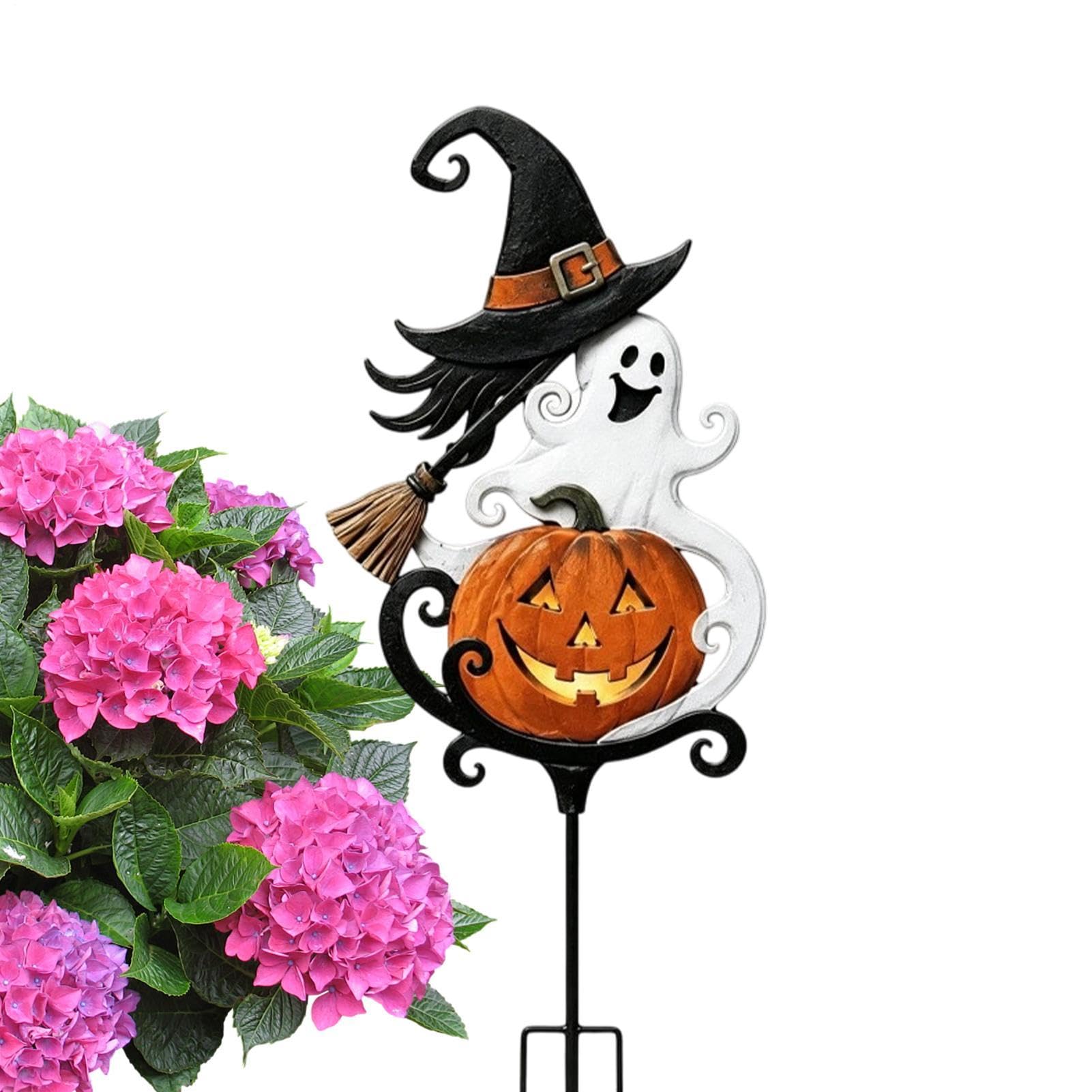 Estacas de jardín de Halloween para decorar el césped y dar vida a tu porche exterior