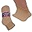 Diamond Star Diabetic Ankle Socks, Non-Binding Circulatory Doctor Approved Cushion Cotton Quarter Socks for Mens Womens 13-15 (12 Pairs Khaki)