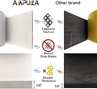 Vista 4 de Ampulla Protector de Pared de Garaje Resistente al Agua, Diseñado en Alemania (Grosor de 1/4", Blanco)