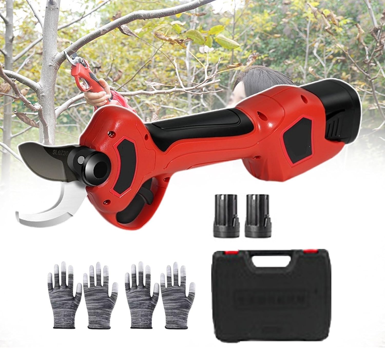 Xdgsdrdf One Color 3Cm Electric Pruning Shears & Tree Branch Pruner/Cut 0-3Cm Branches