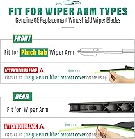 Vista 320 de 26" 20" 16" Windshield Wiper Blades Replacement for Dodge Grand Caravan 2008-2020 / Chrysler Town & Country 2008-2016 Premium All Weather Front Rear