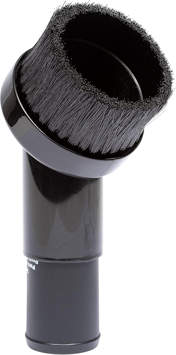 Shop-Vac 9064400 1.5 Inch Round Brush, Durable Polypropylene Construction with Soft Bristles for Delicate Areas (Pack of 3)
