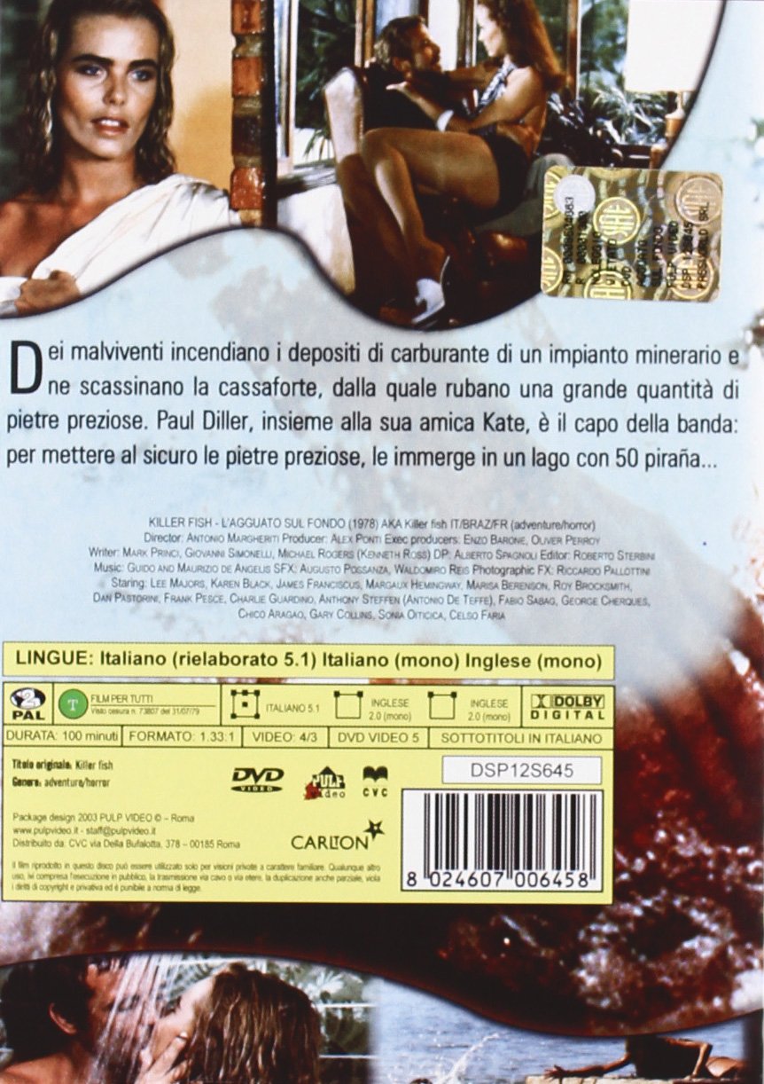 Killer Fish ( Killerfish agguato sul fondo ) ( Deadly Treasure of the Piranha ) [ NON-USA FORMAT, PAL, Reg.2 Import - Italy ]